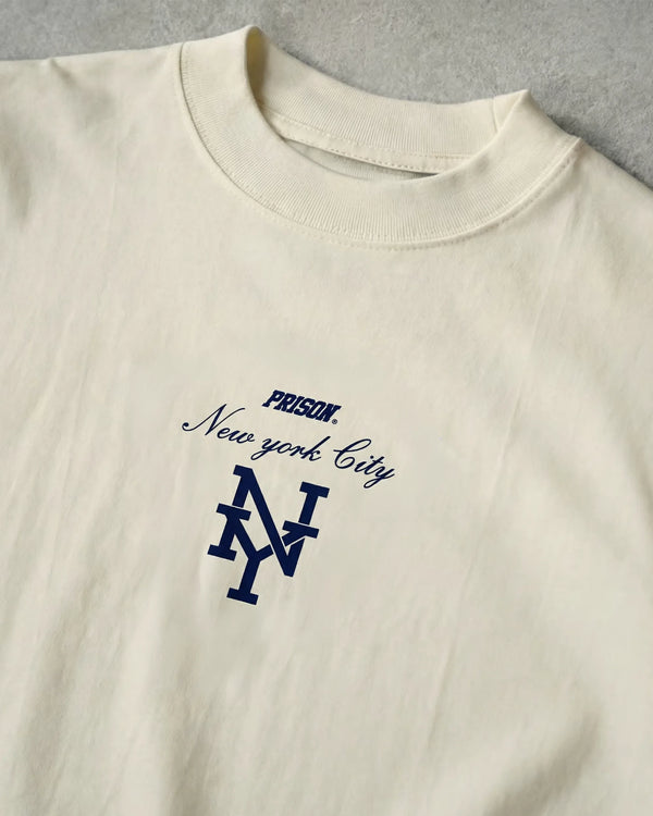 Oversized Box T Shirt New York City Logo