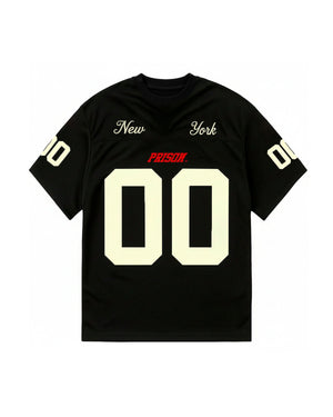 Football Jersey Shirt oversized NYC Black