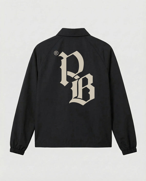 Prison Black Coach Jacket Sovereign