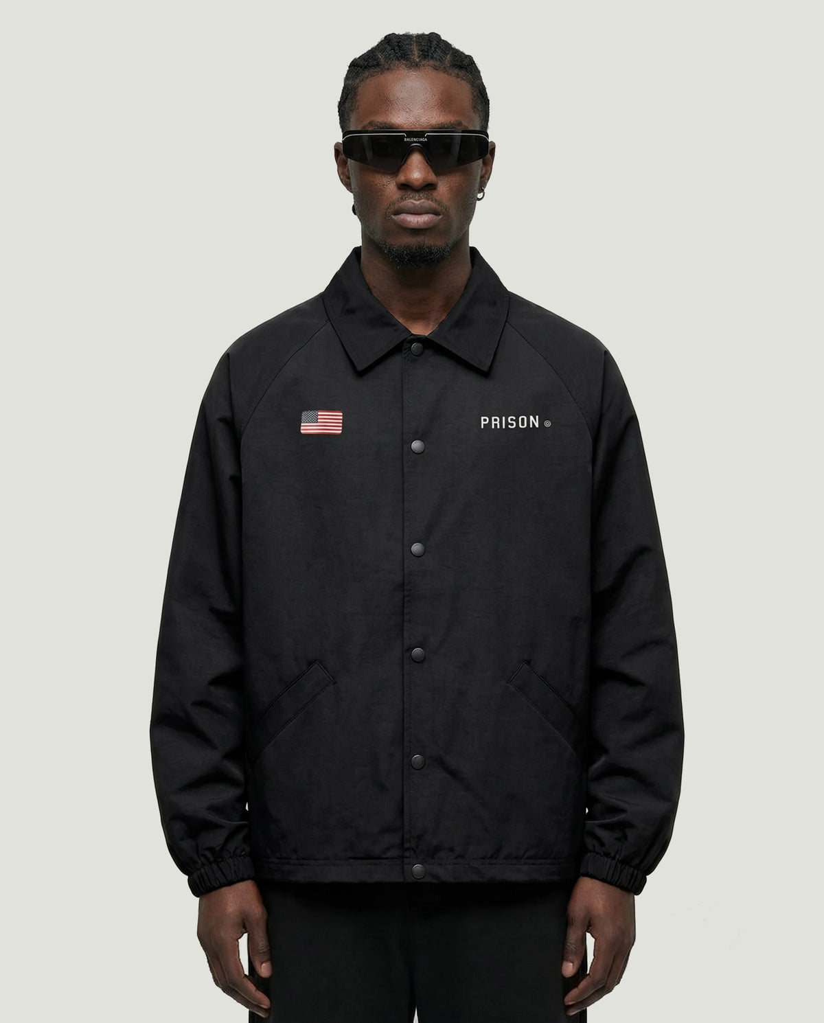 Prison Black Coach Jacket Sovereign