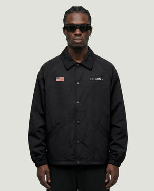 Prison Black Coach Jacket Sovereign