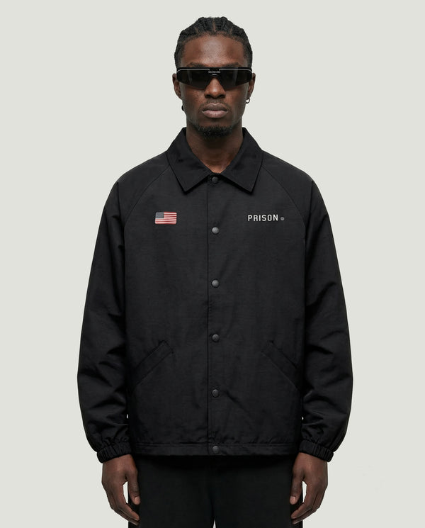 Prison Black Coach Jacket Sovereign