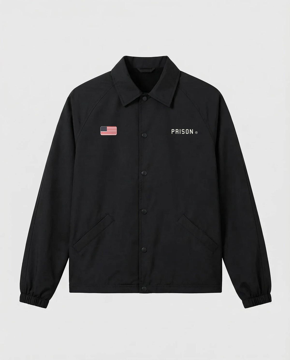 Prison Black Coach Jacket Sovereign