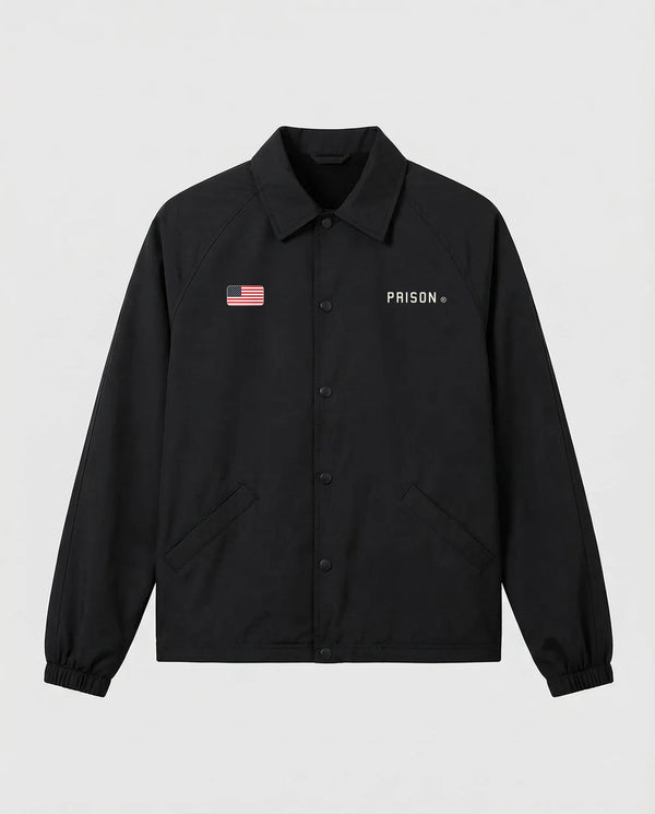 Prison Black Coach Jacket Sovereign