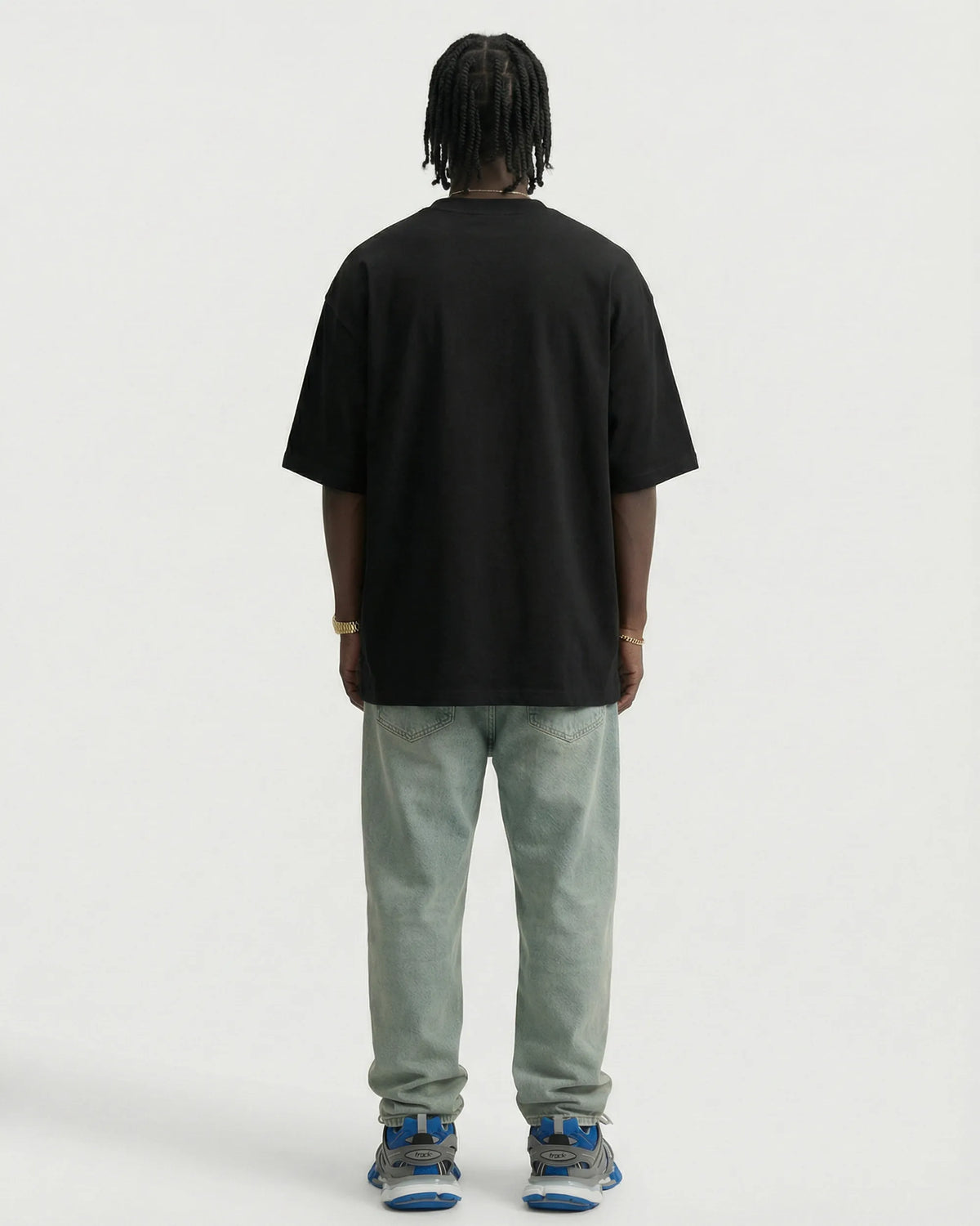 Heavyweight Oversized T Shirt NY Black