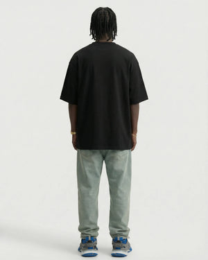 Heavyweight Oversized T Shirt NY Black