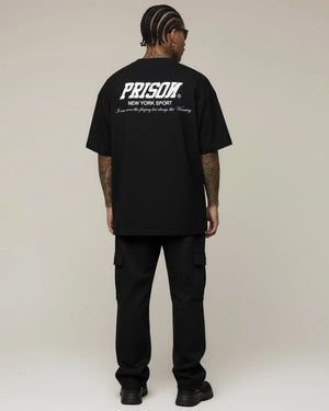 Box essentials black oversized t-shirt