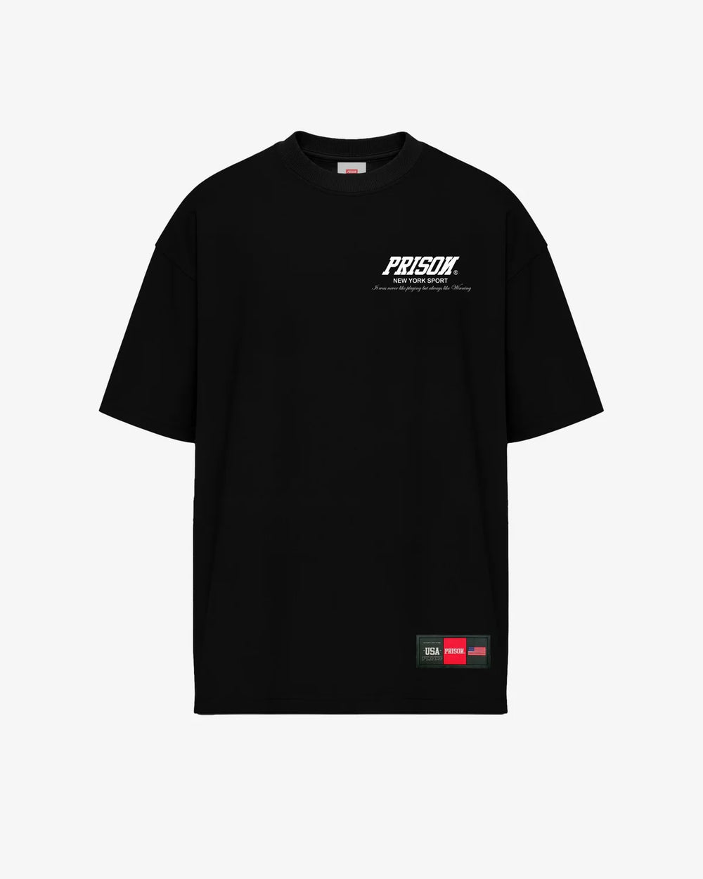 Box essentials black oversized t-shirt