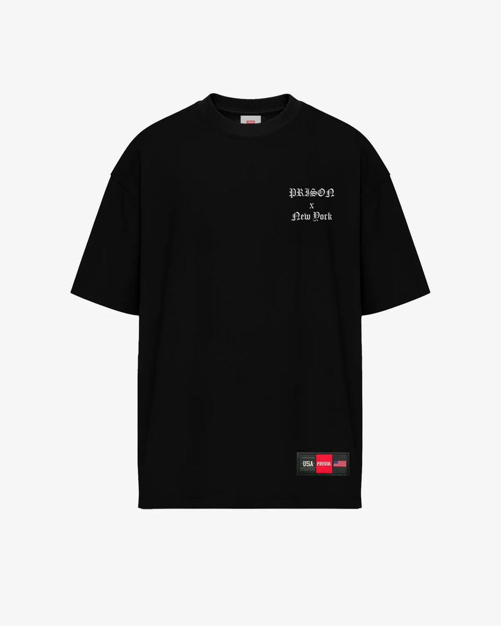 Black gothic metal oversized t-shirt