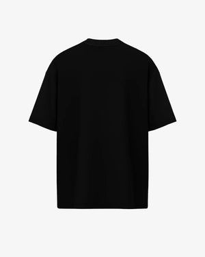 Oversized black NYC obit t-shirt