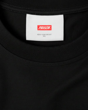Oversized black NYC obit t-shirt