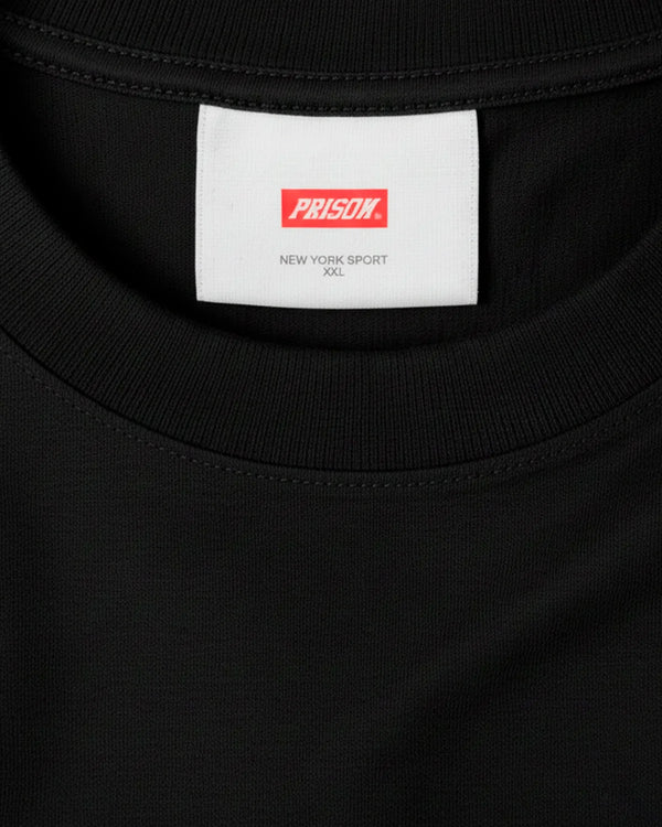 Oversized black NYC obit t-shirt