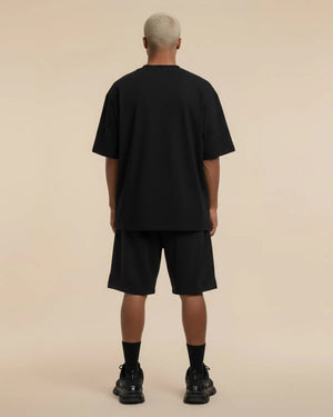 Oversized black NYC obit t-shirt