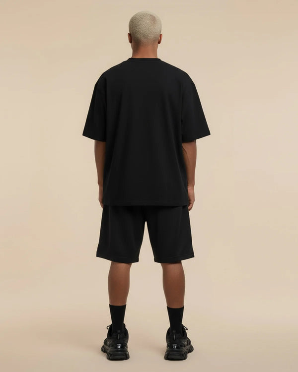 Oversized black NYC obit t-shirt