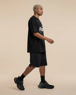 Oversized black NYC obit t-shirt