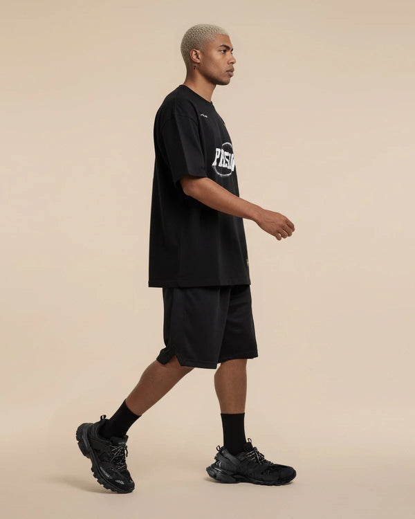 Oversized black NYC obit t-shirt