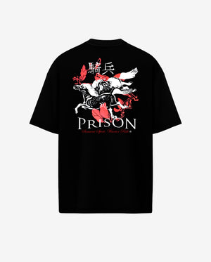 Japanese Tee Shirt | Samurai Rider Black