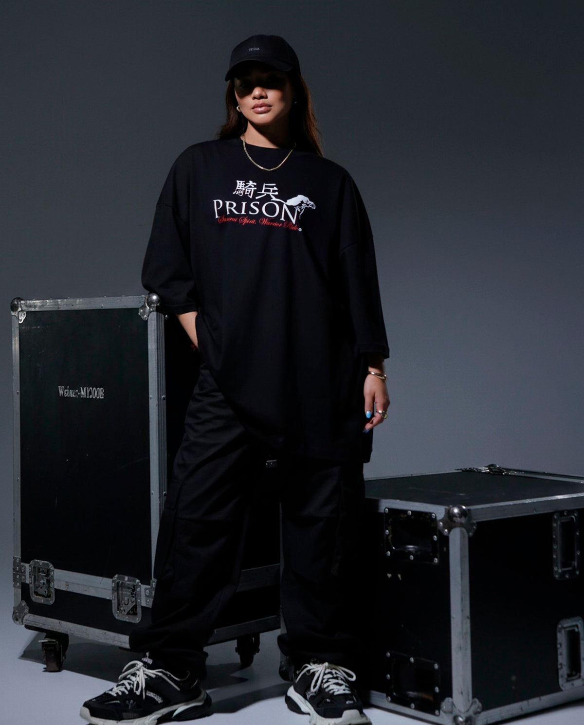 Japanese Tee Shirt | Samurai Rider Black