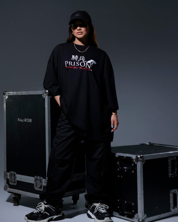 Japanese Tee Shirt | Samurai Rider Black