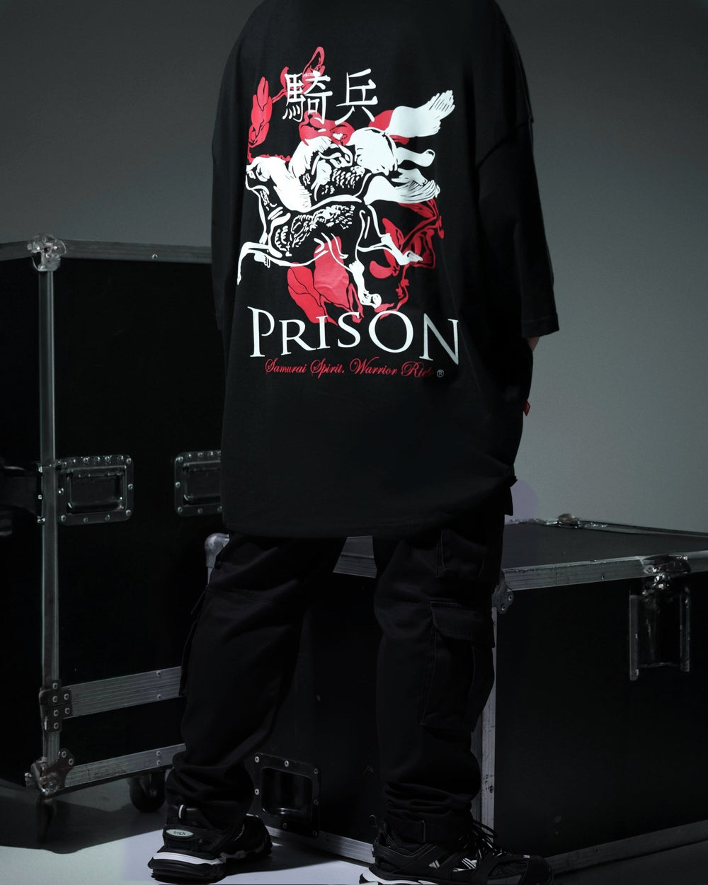 Japanese Tee Shirt | Samurai Rider Black