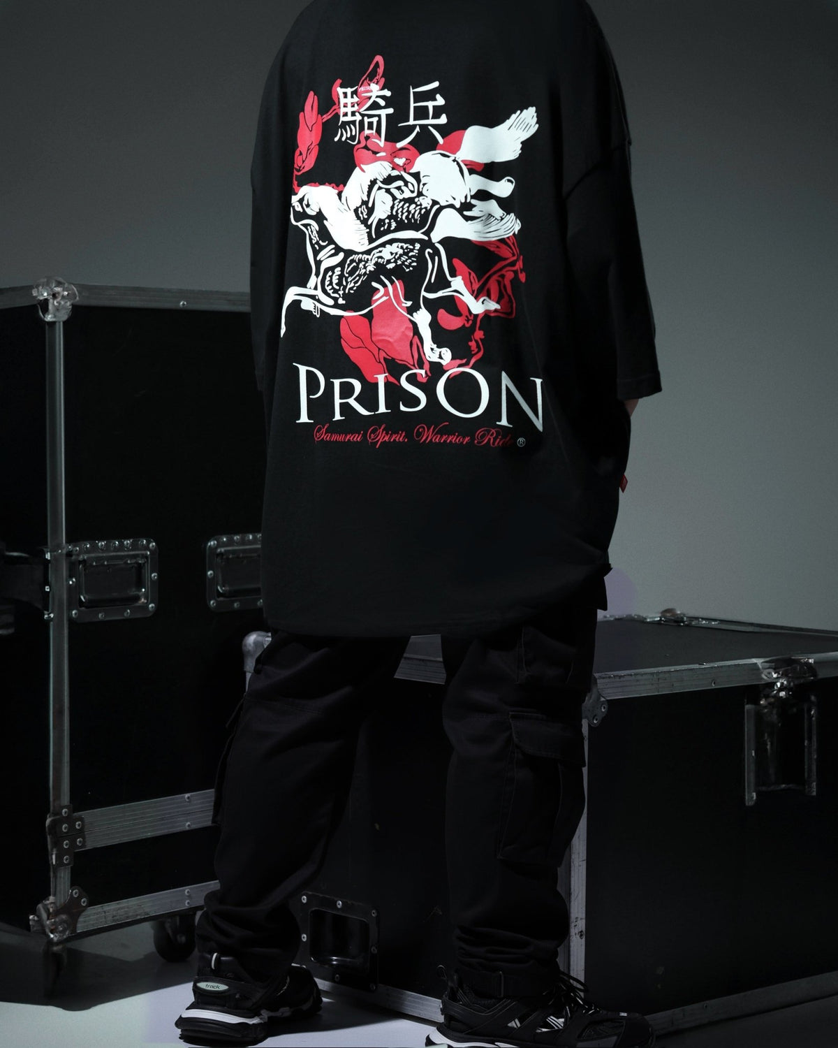 Japanese Tee Shirt | Samurai Rider Black