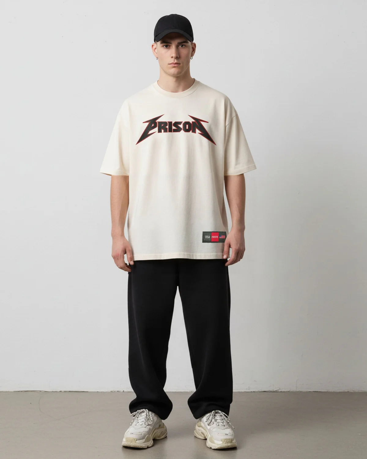 Off white oversized rock t-shirt