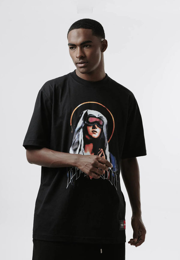 Saint Black Streetwear T-Shirt