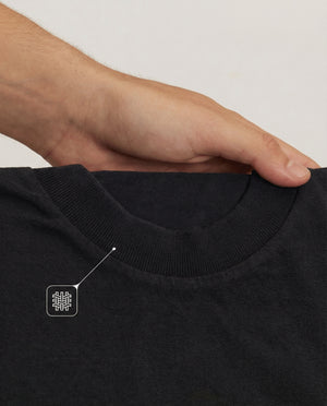 Oversized T Shirt Football 00 Black