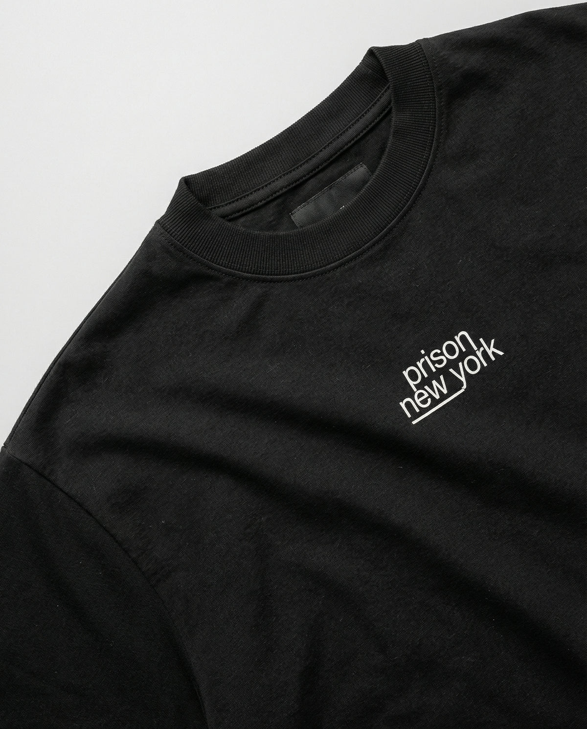 T Shirt Essentials | Oversized Prison New York Black
