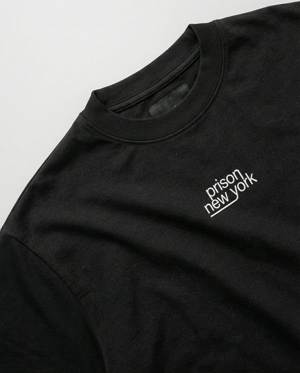 T Shirt Essentials | Oversized Prison New York Black