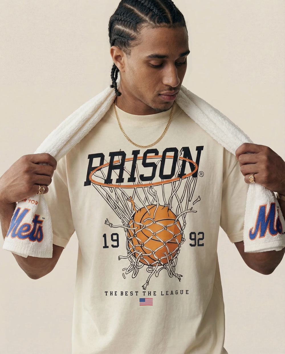 Basketball Graphic Tee 1992 Off-White