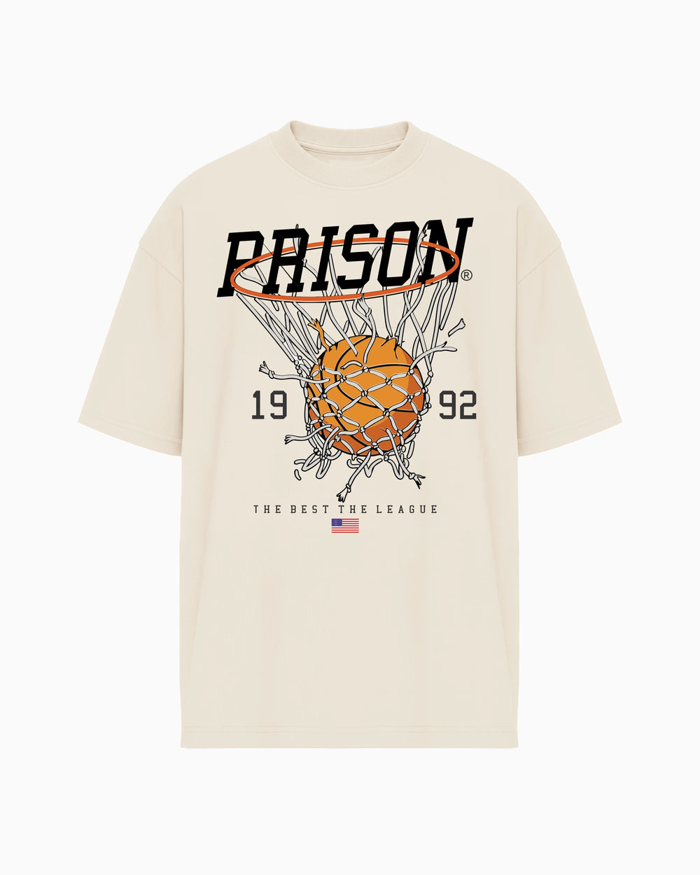 Basketball Graphic Tee 1992 Off-White