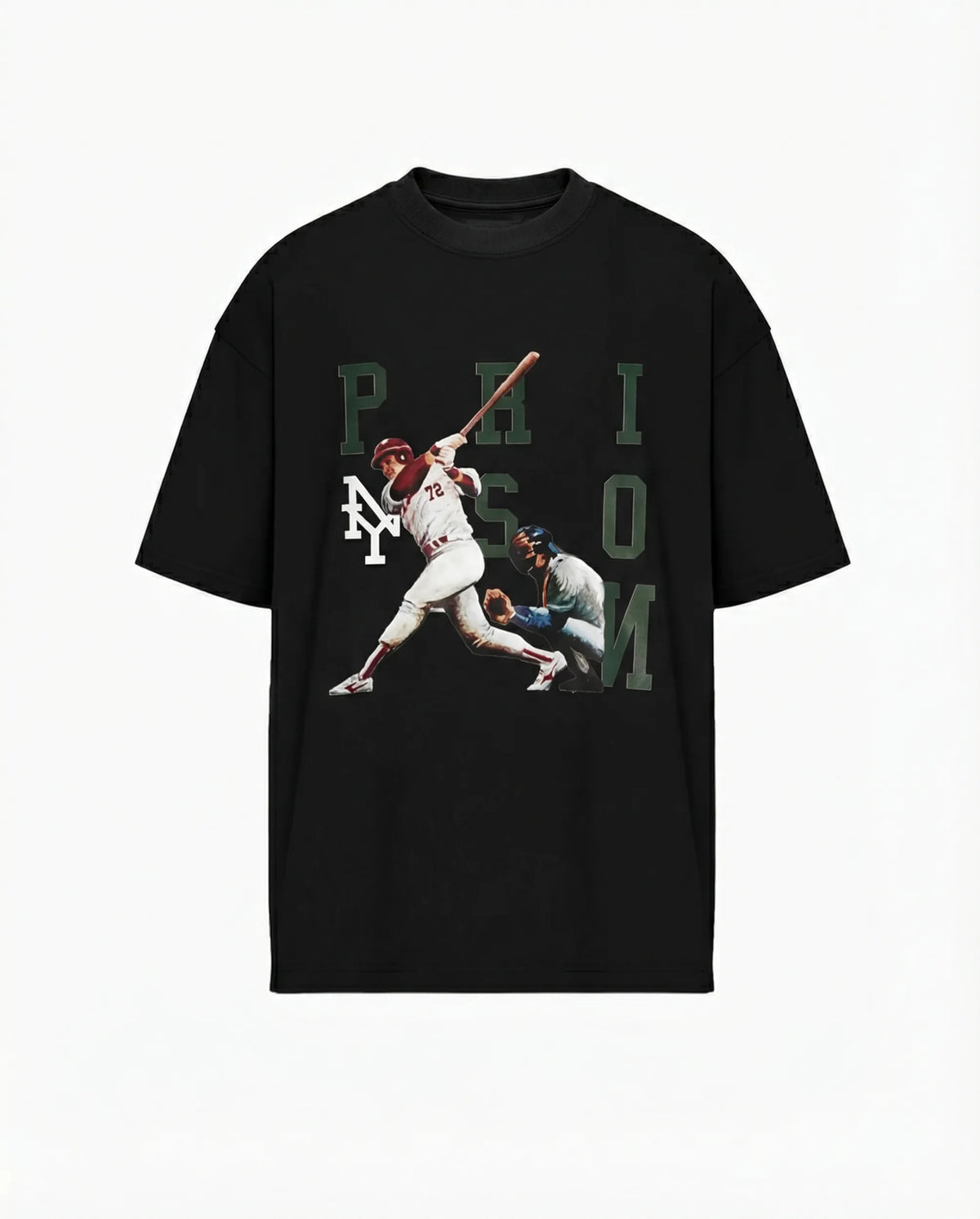 Prison Swing Time Baseball Tee Black