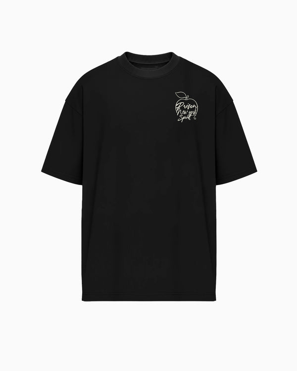 Oversized Graphic T Shirt Statue of Liberty Black