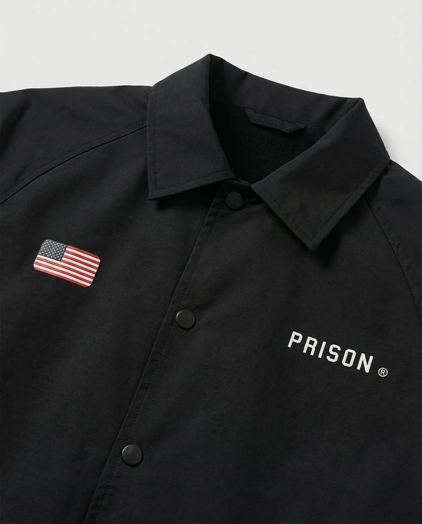 Prison Black Coach Jacket Sovereign