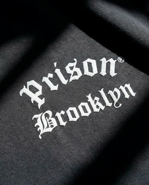 Oversized T Shirt Prison Brooklyn Black.