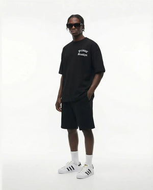 Oversized T Shirt Prison Brooklyn Black.