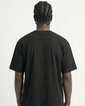 Oversized Graphic T Shirt NYC Skyline Night - Black