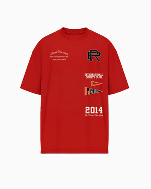 Oversized T Shirt International Sports Club Red