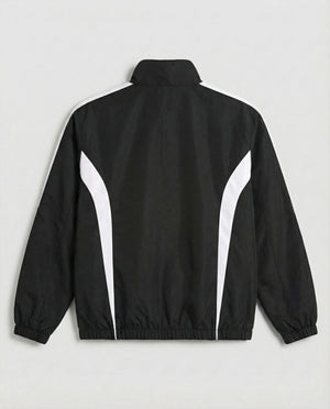 Track Jacket Split Line Black