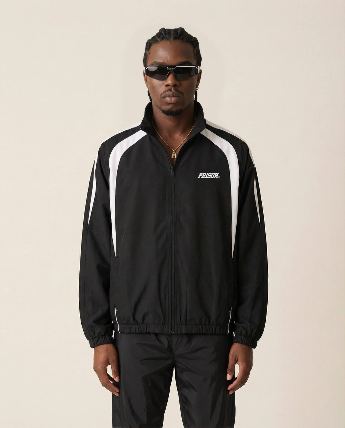Track Jacket Split Line Black