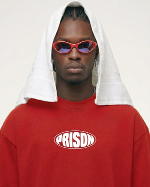 Prison Oval Mark Tee Red