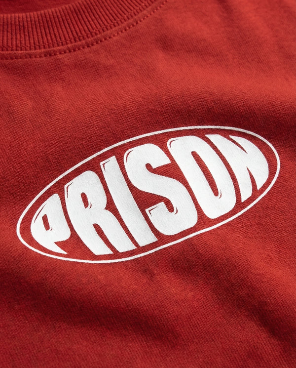 Prison Oval Mark Tee Red