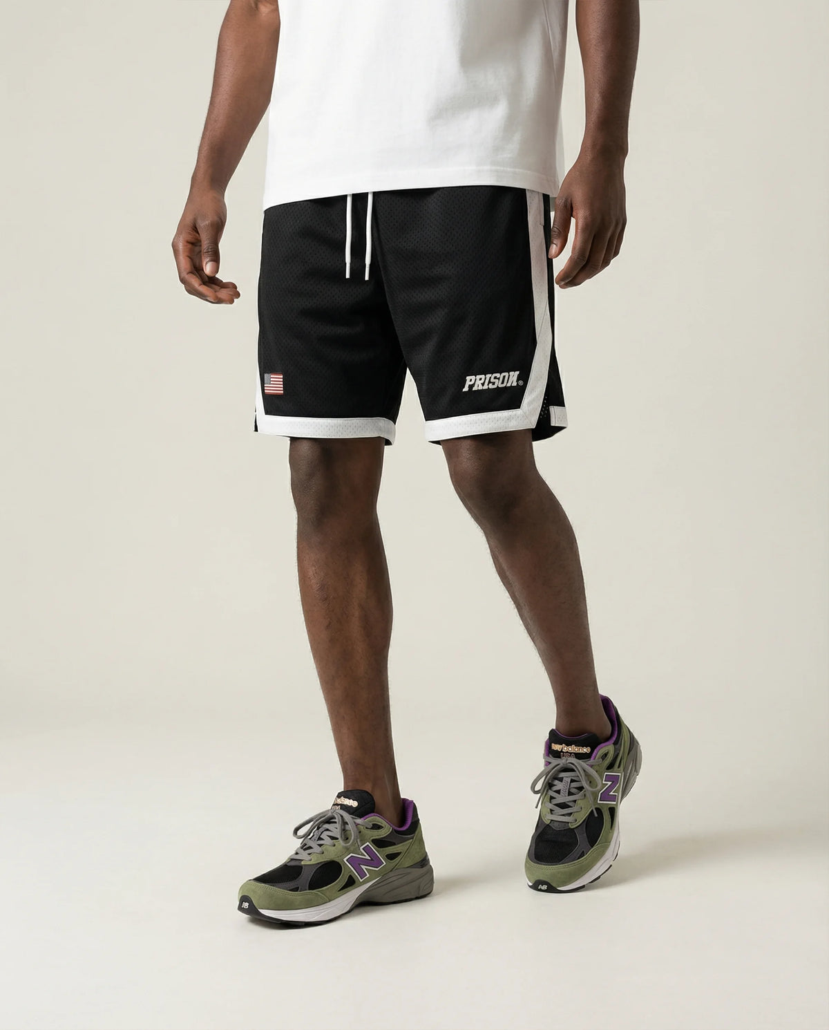 Mesh Basketball Shorts Black