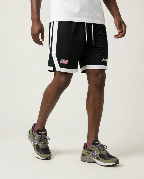 Mesh Basketball Shorts Black
