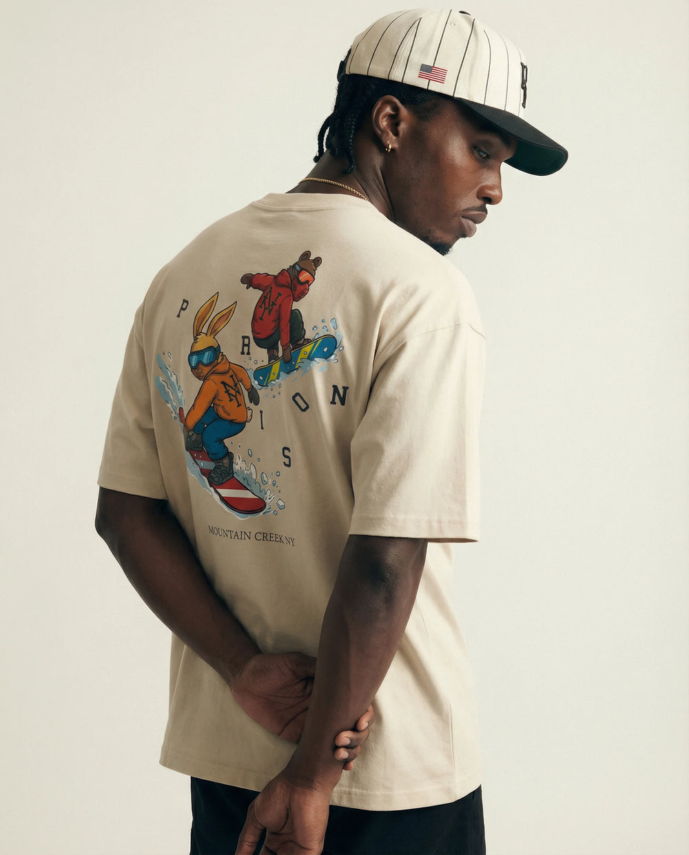 Oversized Graphic Tee | Vintage Snowboard