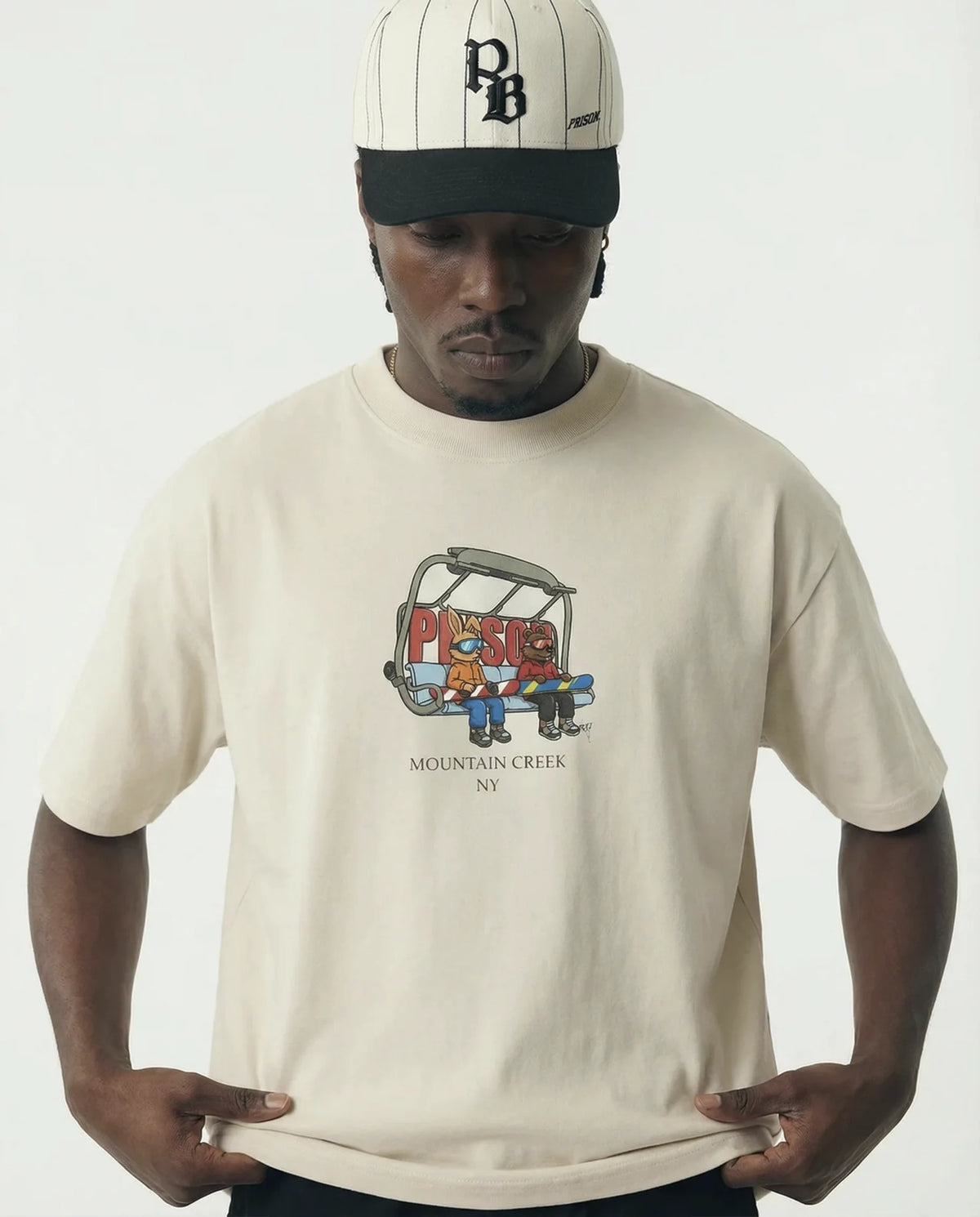 Oversized Graphic Tee | Vintage Snowboard