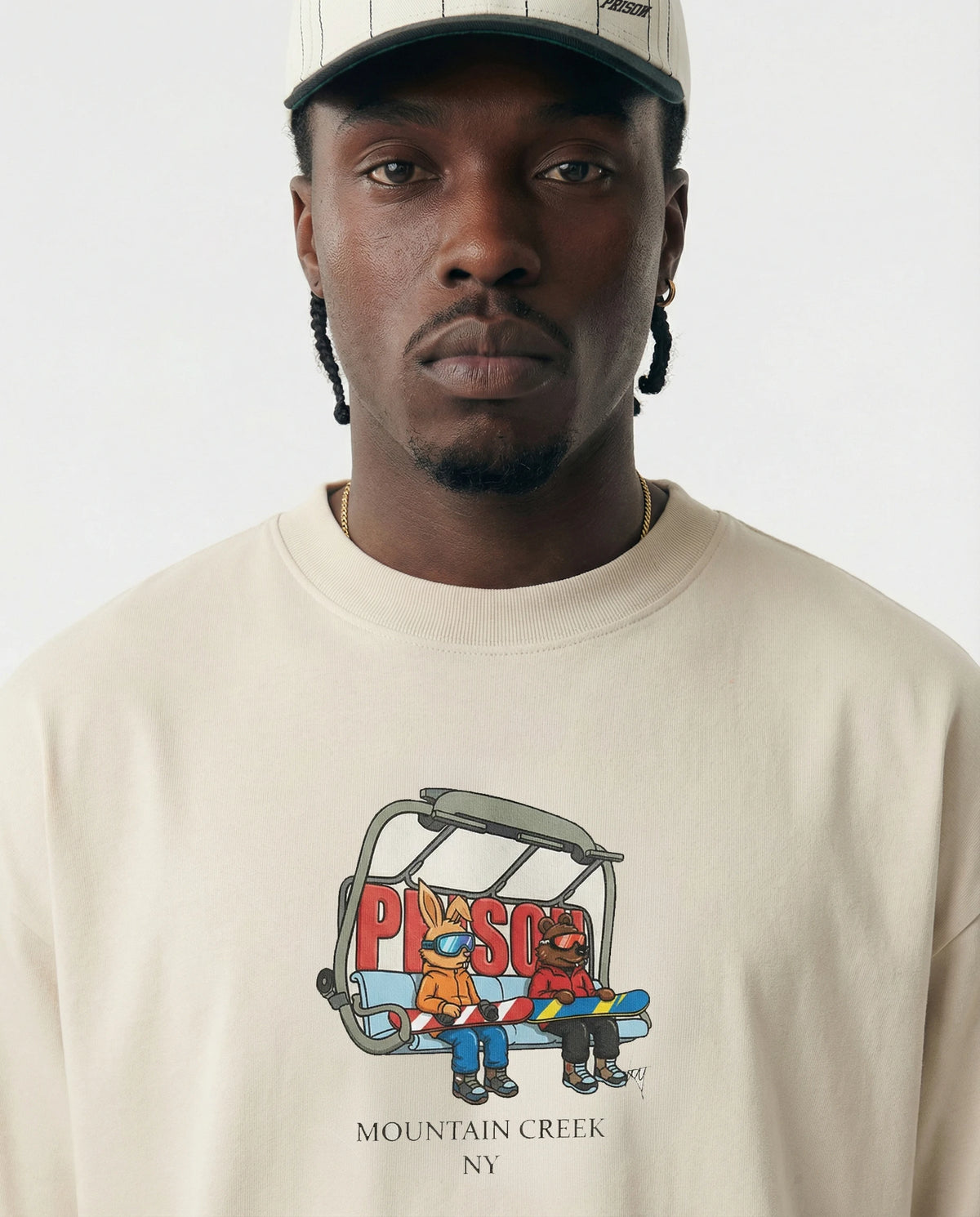 Oversized Graphic Tee | Vintage Snowboard