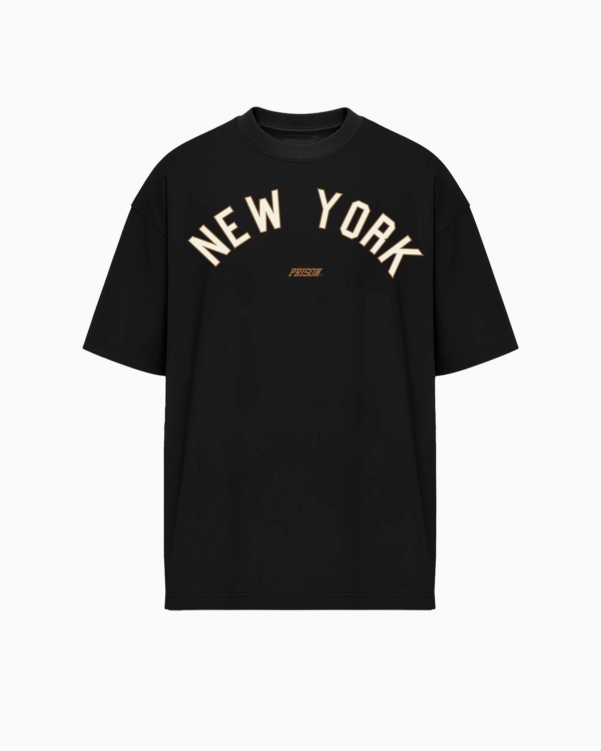 Oversized Graphic Tee New York Varsity NY Black