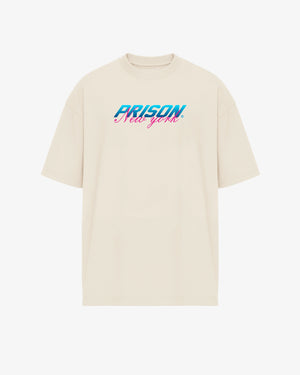 Oversized T Shirt Prison New York Logo